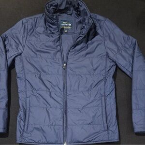 Brooks Brothers United Airlines Exclusive Blue Puffer Jacket Mens Size Small